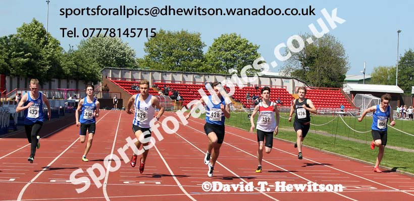 Mens under-17s, North East Track and Field Champs., Gateshead. Photo: David T. Hewitson/Sports for All Pics